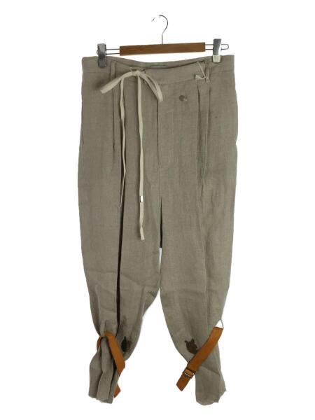 BED BED J.W FORD ベッドフォード リネン カーゴパンツ レザーベルト 1