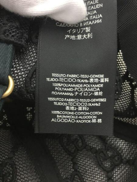 GUCCI(グッチ) / キャップ/S/ナイロン/BLK/総柄/レディース | 中古品の