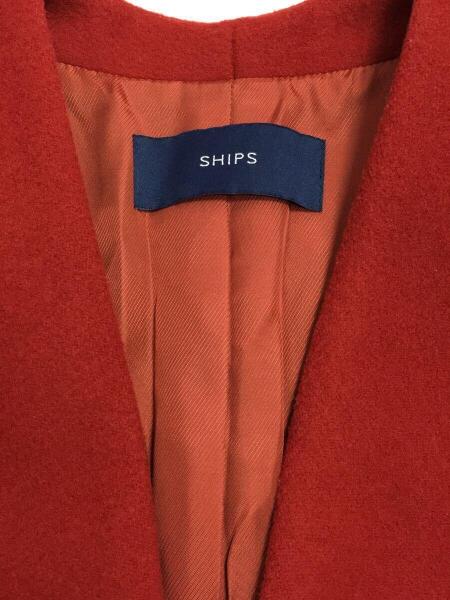 SHIPS MANTECOノーラペルコート シップス コート、アウター レディース 
