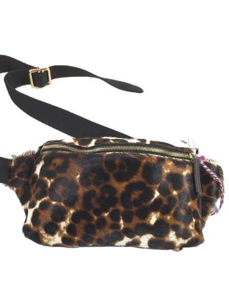 MAISON BOINET ハラコアニマル柄 ベルト MAISON BOINET/メゾンボワネ】レオパードハラココンチョベルト MAISON