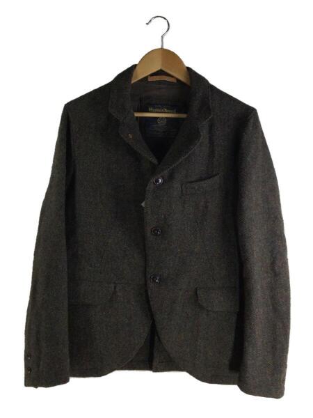 美品✨100周年記念　ハリスツイード テーラードジャケット 胡桃釦 本切羽 美品✨100周年記念 ハリスツイード テーラードジャケット 胡桃釦