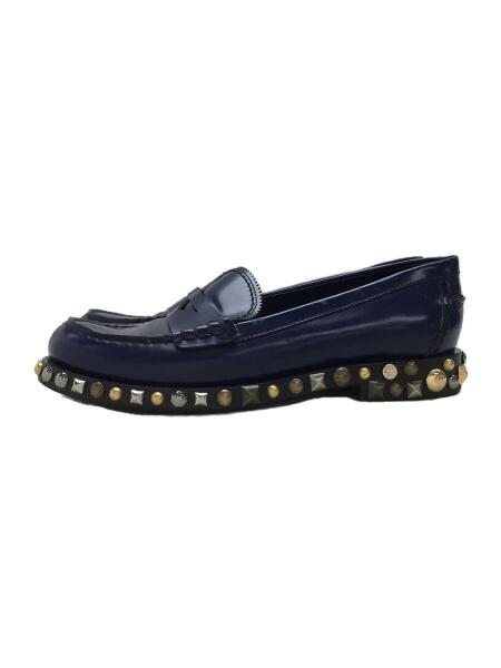 LOUIS VUITTON(ルイヴィトン) / スタッズ/ローファー/37.5/BLU/ブルー 