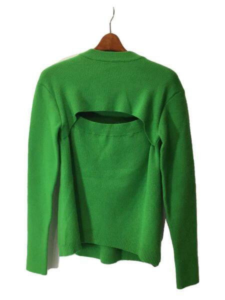 soduk(スドーク) / double hole knit sweater/FREE/GRN/レーヨン 