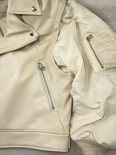 MOUSSY(マウジー) / FAUX LEATHER DETACHABLE ジャケット/2/フェイク 