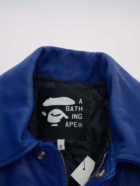 A BATHING APE(アベイシングエイプ) / レザージャケット・ブルゾン/S