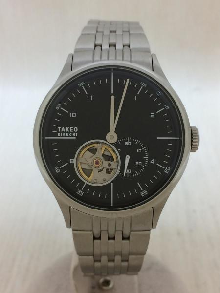TAKEO KIKUCHI◇自動巻腕時計/アナログ/-/BLU/SLV