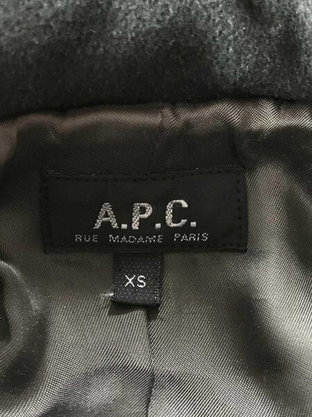 A.P.C.(アーペーセー) / ウールコート/ウクライナ製/XS/ウール/GRN