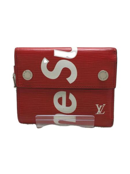 Supreme(シュプリーム) / 17aw/×LOUIS VUITTON/LV Chain Wallet/RED 