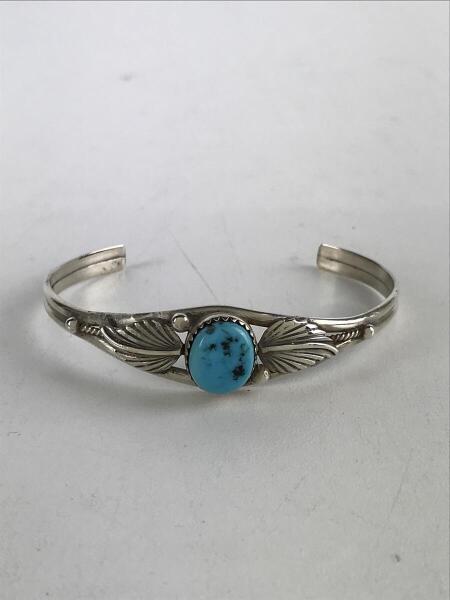 NAVAJO([インディアンジュエリー]ナバホ) / S.L刻印/ターコイズ