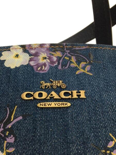 COACH(コーチ) / トートバッグ_ミックスド_フローラル_花柄/デニム/BLU 
