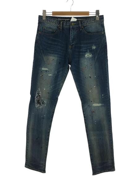 NUMBER (N)INE(ナンバーナイン) / ダメージ加工デニムパンツ/L  