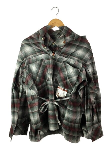 Maison MIHARA YASUHIRO 長袖 ドッキング Tシャツ ブラック 黒 44