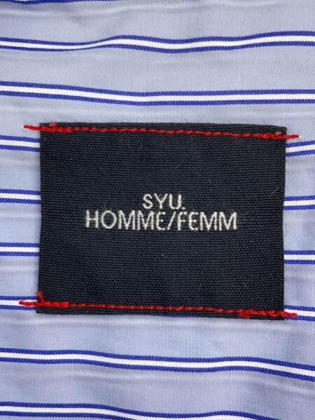 SYU.HOMME/FEMM(シュウオムフェム) / 長袖シャツ/2/コットン/BLU