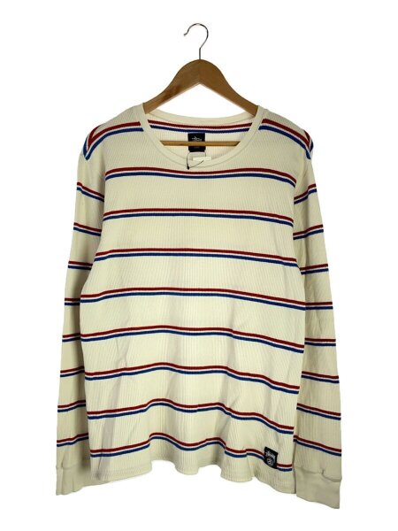 STUSSY(ステューシー) / サーマルロンT/ボーダー/XL/コットン | 古着の 