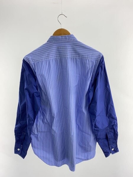 COMME des GARCONS HOMME / 袖切替長袖シャツ/L/コットン/BLU/ストライプ/HO-B006 COMME des GARCONS HOMME(コムデギャルソンオム) / 袖切替長袖シャツ/L