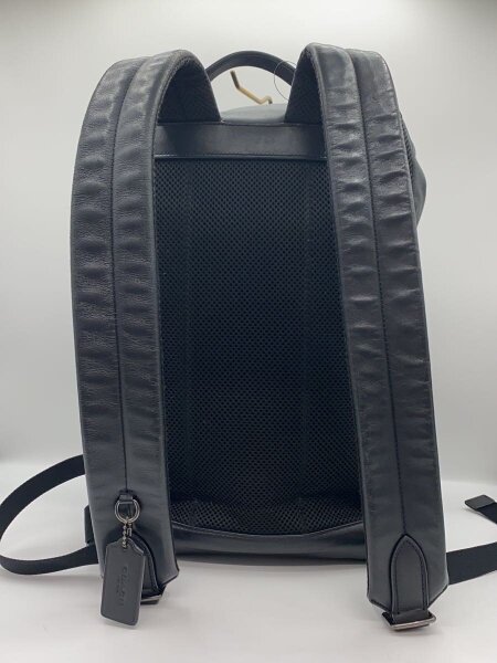 バッグ コーチ リュックサック バックパック レザー フラップ 黒 C2710