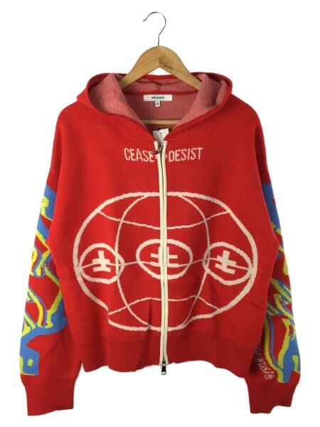 その他ブランド(ソノタブランド) / CEASE±DESIST/GLOBAL KNIT HOODIE 