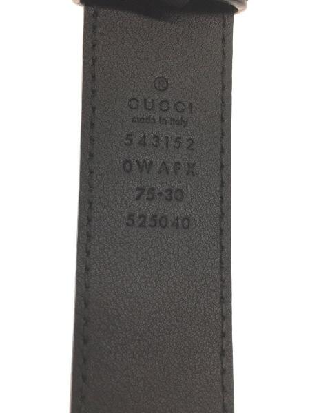 GUCCI(グッチ) / ベルト/レザー/BLK/無地/メンズ/543152 | 中古品の