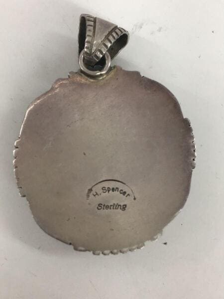 NAVAJO / h.spencer/ペンダントトップ/SILVER/カラーストーン/SLV/メンズ NAVAJO([インディアンジュエリー]ナバホ) / H.spencer/ハリー