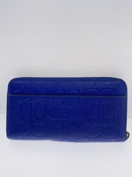COACH(コーチ) / 長財布/レザー/BLU/総柄/メンズ/h2280 | 中古品の販売 