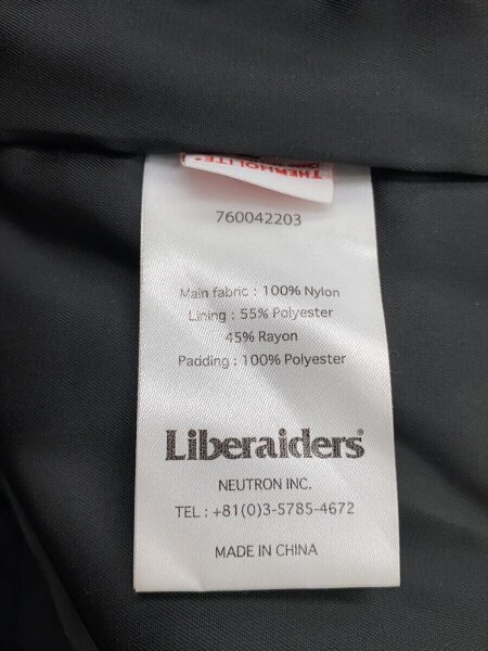 Liberaiders(リベレイダース) / LR NYLON OVERCOAT/L/ナイロン/BLK