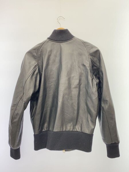 SKOOKUM / レザージャケット・ブルゾン/34/ウール/BLK/無地 SKOOKUM(スクーカム) / レザージャケット・ブルゾン/34/ウール/BLK