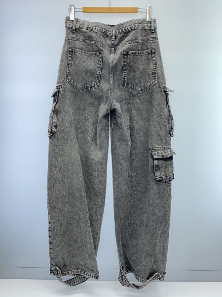 ZARA(ザラ) / ウォッシングデニムカーゴパンツ/40/デニム/BLK/6688/333 
