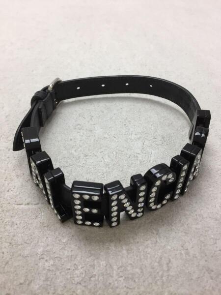BALENCIAGA ストーン　チョーカー　ブラック BALENCIAGA(バレンシアガ) / チョーカー/ネックレス/レザー/ライン