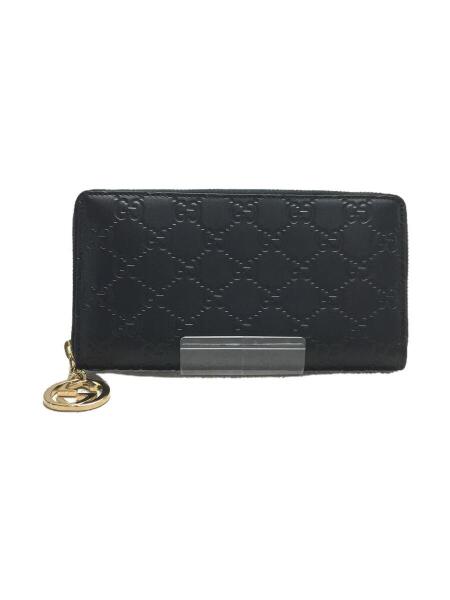 GUCCI(グッチ) / 長財布/シマレザー/BLK/総柄/409342・2778 | 中古品の 