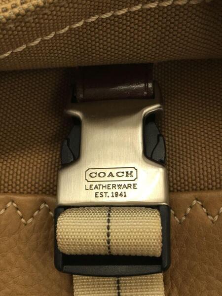 COACH(コーチ) / キャンバスショルダーバッグ/キャンバス/レザー