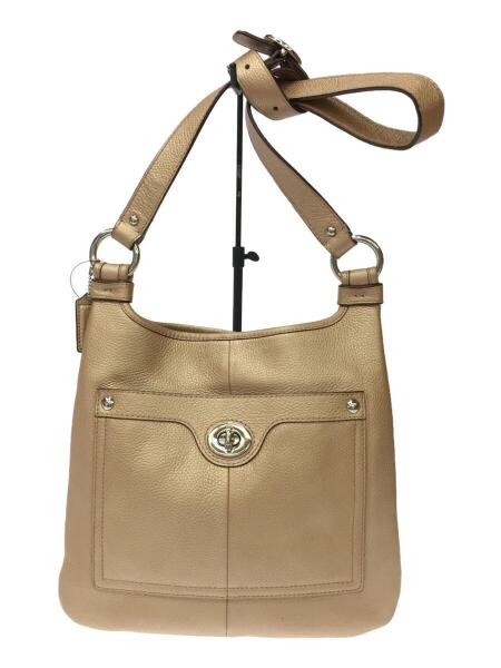 COACH(コーチ) / フロントポケットショルダーバッグ/レザー/GLD/F16533 