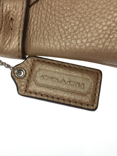 COACH(コーチ) / フロントポケットショルダーバッグ/レザー/GLD/F16533 