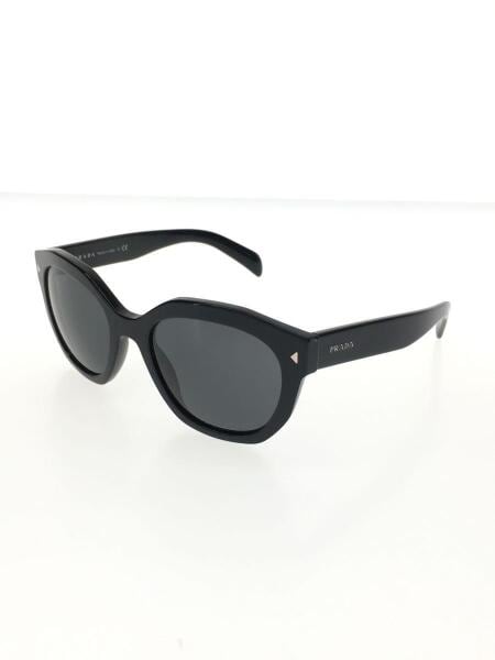PRADA SPR16V ブラックサングラス PRADA(プラダ) / サングラス/ウェリントン/プラスチック/BLK/BLK