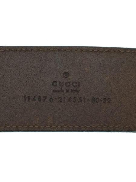 GUCCI(グッチ) / ベルト/--/BRW/無地/メンズ/114876-214351-80-32