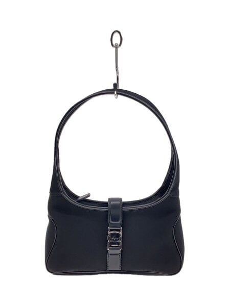 【美品】フェラガモ ワンショルダーバッグ ナイロン×レザー 黒 Salvatore Ferragamo(サルヴァトーレフェラガモ) / ワンショルダー