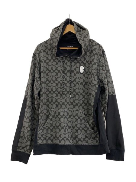 Coach フリースパーカー COACH(コーチ) / パーカー/L/コットン/GRY/総柄/89747// | 古着の販売