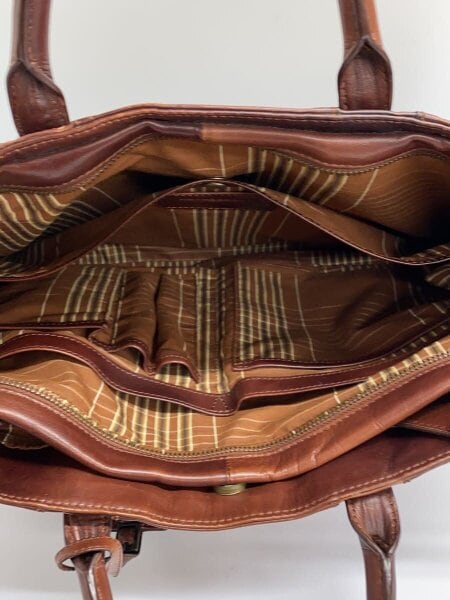 MOTHERHOUSE / ブリーフケース/レザー/ブラウン/無地/2WAY/角擦れ有// MOTHERHOUSE(マザーハウス) / ブリーフケース/レザー/ブラウン/無地