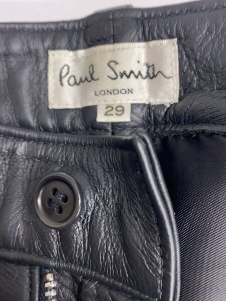 Paul Smith(ポールスミス) / レザーパンツ/29/牛革/ブラック/423341 