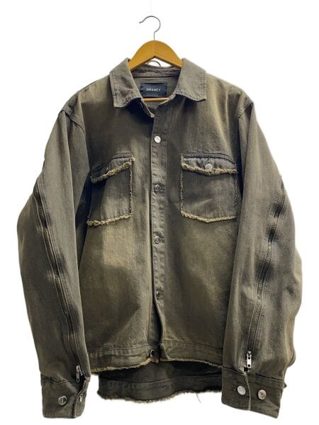 GRANCY(グランシー) / ZipDesign DenimShirt Jacket/GRAjk982/ブラウン 