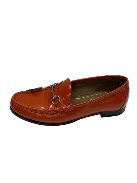 GUCCI(グッチ) / ビットローファー/37.5/オレンジ/レザー/355238