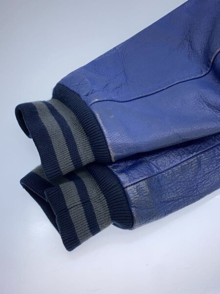 Champion / スタジャン/L/ウール/BLU/無地// Champion(チャンピオン) / スタジャン/L/ウール/BLU/無地// | 古着の