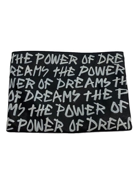 BALENCIAGA(バレンシアガ) / グラフィッククラッチバッグ/レザー/BLK