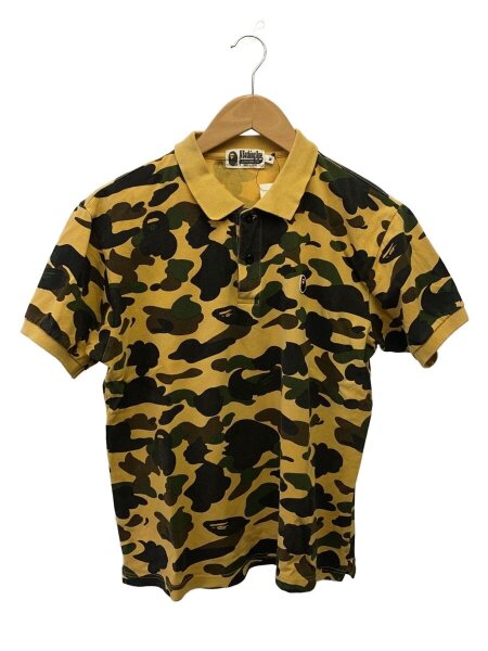 A BATHING APE(アベイシングエイプ) / ポロシャツ/M/コットン/YLW 