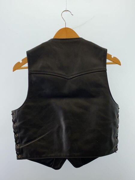 LANGLITZ LEATHERS(ラングリッツレザー) / ベスト/40/レザー/BLK/無地