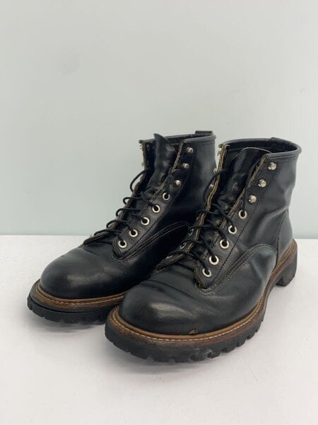 Red Wing ラインマン　ブーツ　27cm RED WING(レッドウィング) / LINEMAN/ラインマン/27cm/BLK/レザー