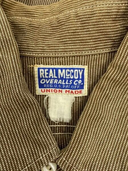 REAL McCoyS(リアルマッコイ) / 半袖シャツ/--/--/ブラウン/ストライプ 