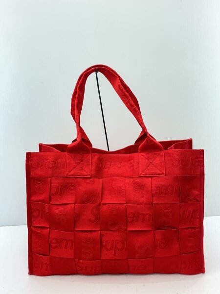 Supreme Woven Large Tote red シュプリーム トート オリジナル