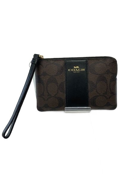 COACH(コーチ) / ポーチ/レザー/BRW/シグネチャー/レディース/F58035 