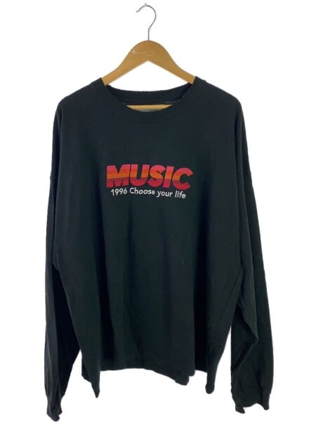 DAIRIKU(ダイリク) / 汚れ有/MUSIC Tee/長袖Tシャツ/FREE/コットン/BLK 