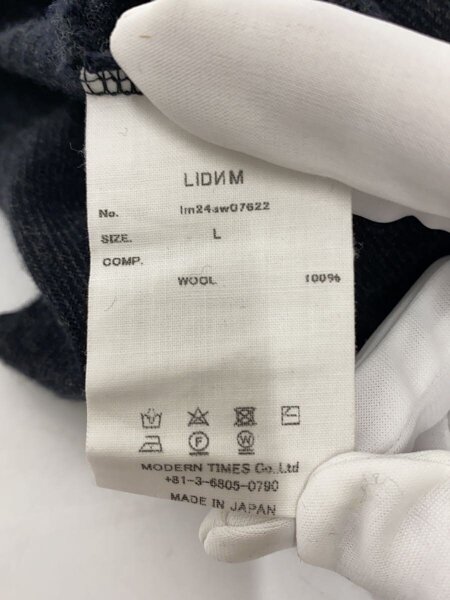 LIDNM(リドム) / 24AW/MILLED NZ MERINO WOOL L/S/ニット(薄手)/L 